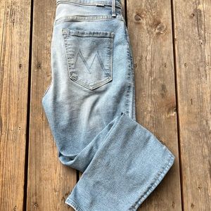 Mother Denim Dazzler Straight Ankle